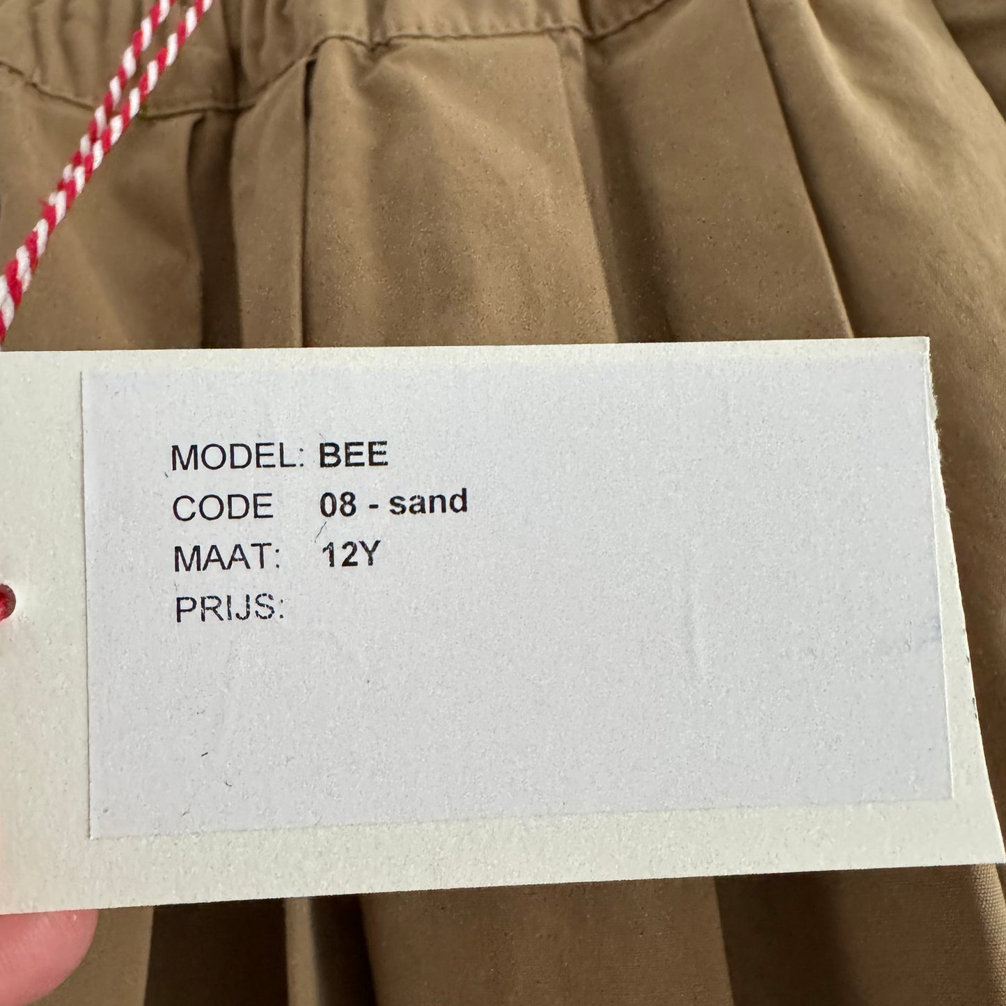 ** KIDS ** Maan Pleated Skirt in Tan, size 12 years