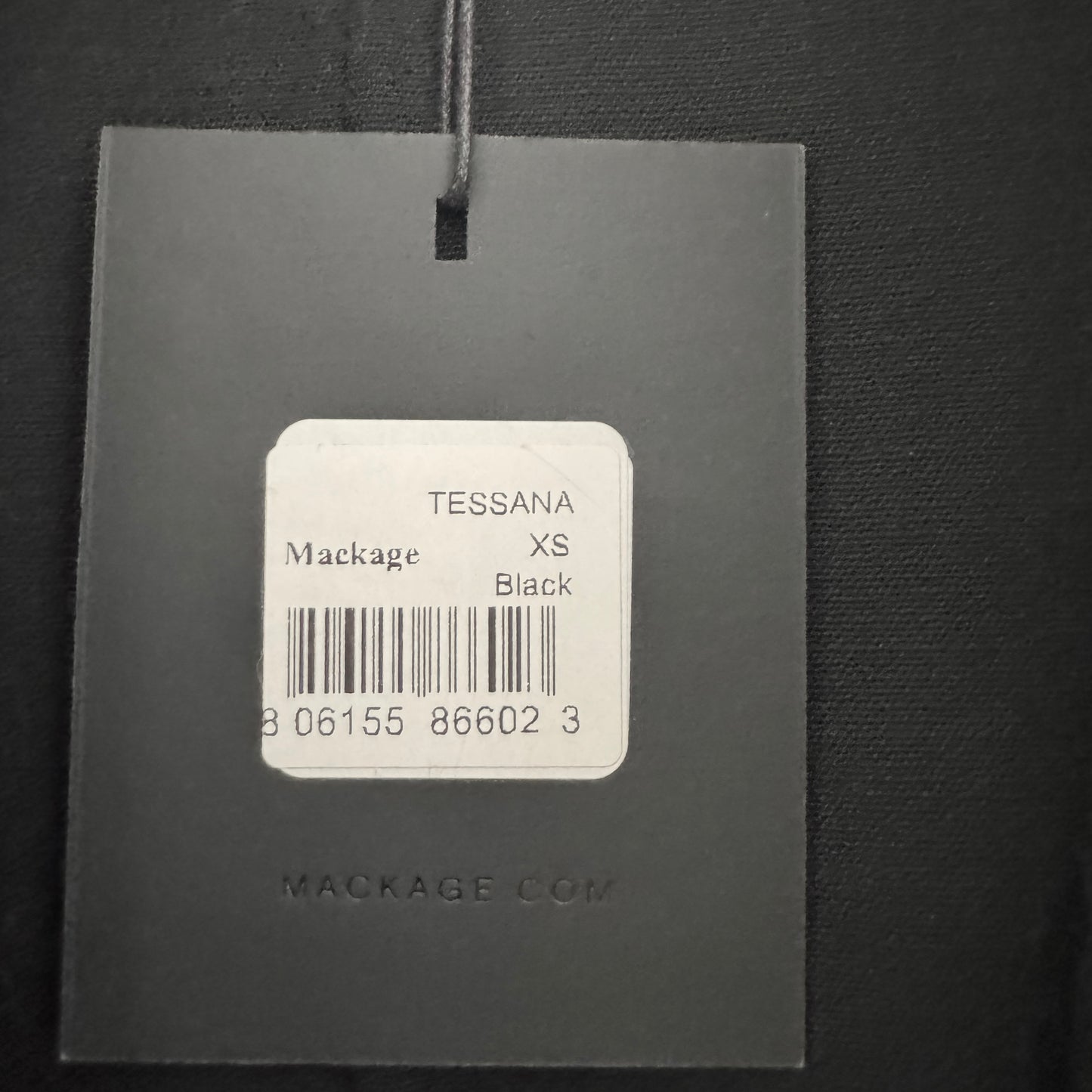 Mackage "Tessana" Sleeveless Wool Jacket in Black, size XS