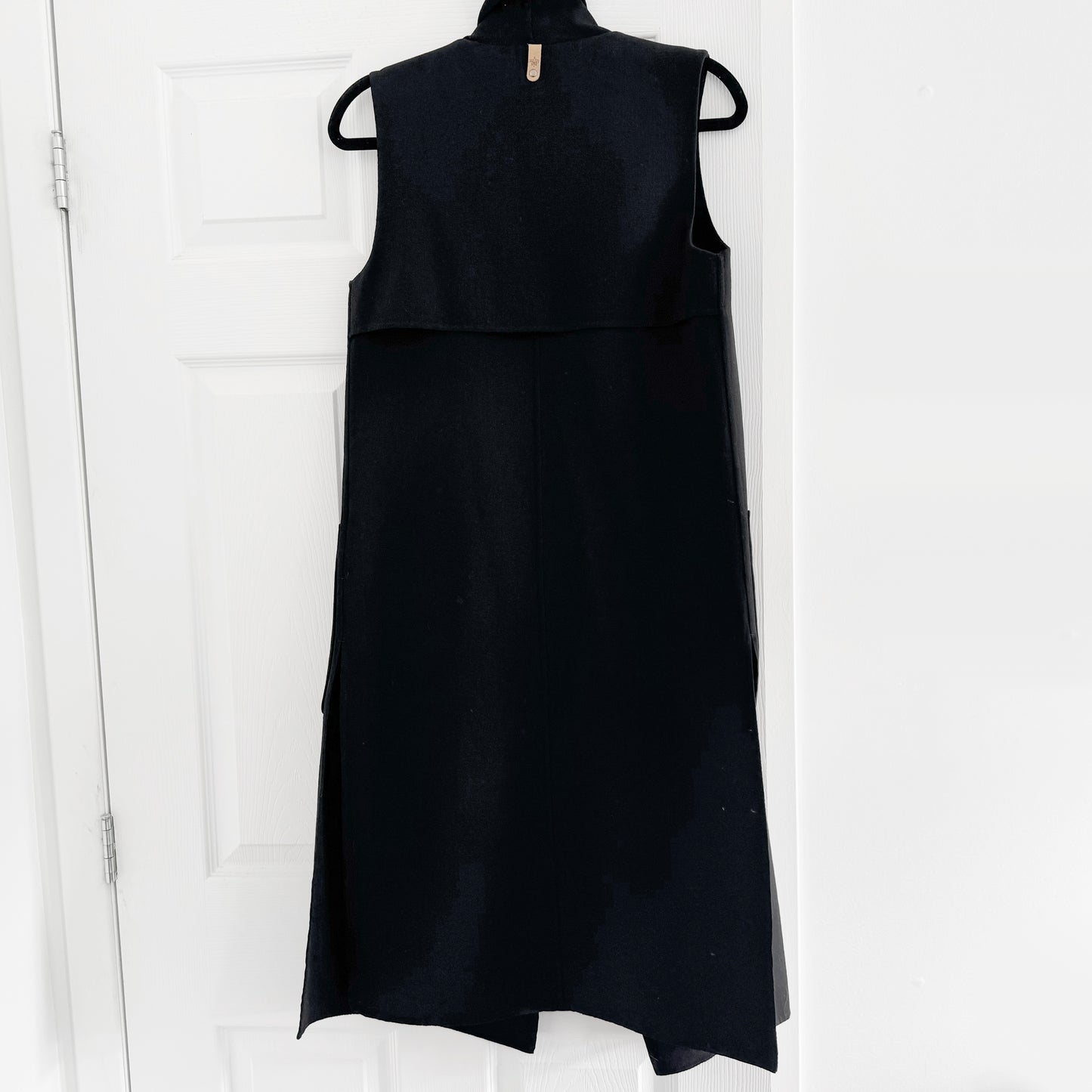 Mackage "Tessana" Sleeveless Wool Jacket in Black, size XS