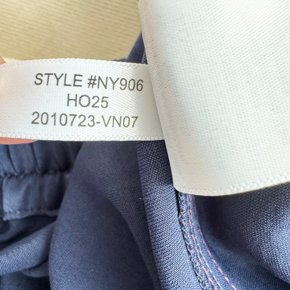 Alexa Chung for Madewell Mick Satin Track Pant in Navy, size Medium
