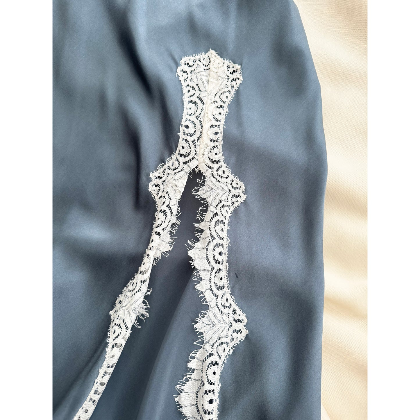 Magali Pascal "Rita" Slipdress in Serenity Blue, size Medium