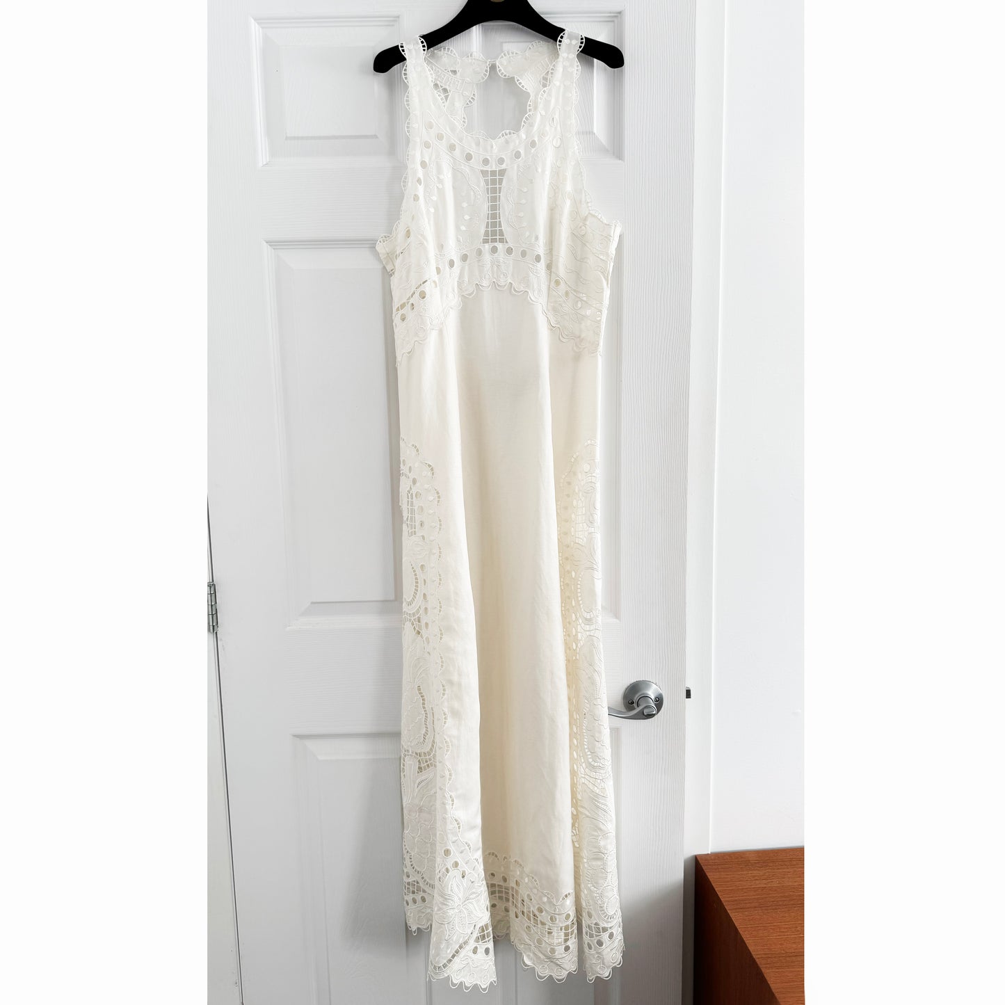 Magali Pascal "Frutta" Dress in Off-White, Size Medium