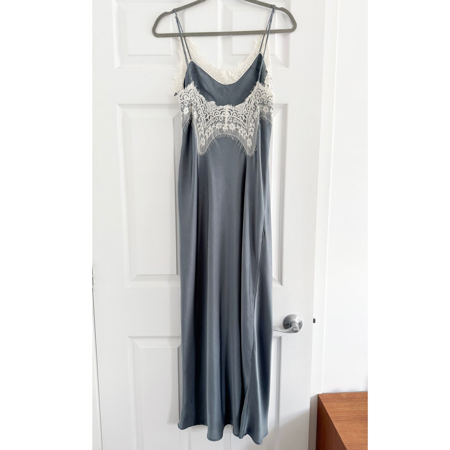 Magali Pascal "Rita" Slipdress in Serenity Blue, size Medium