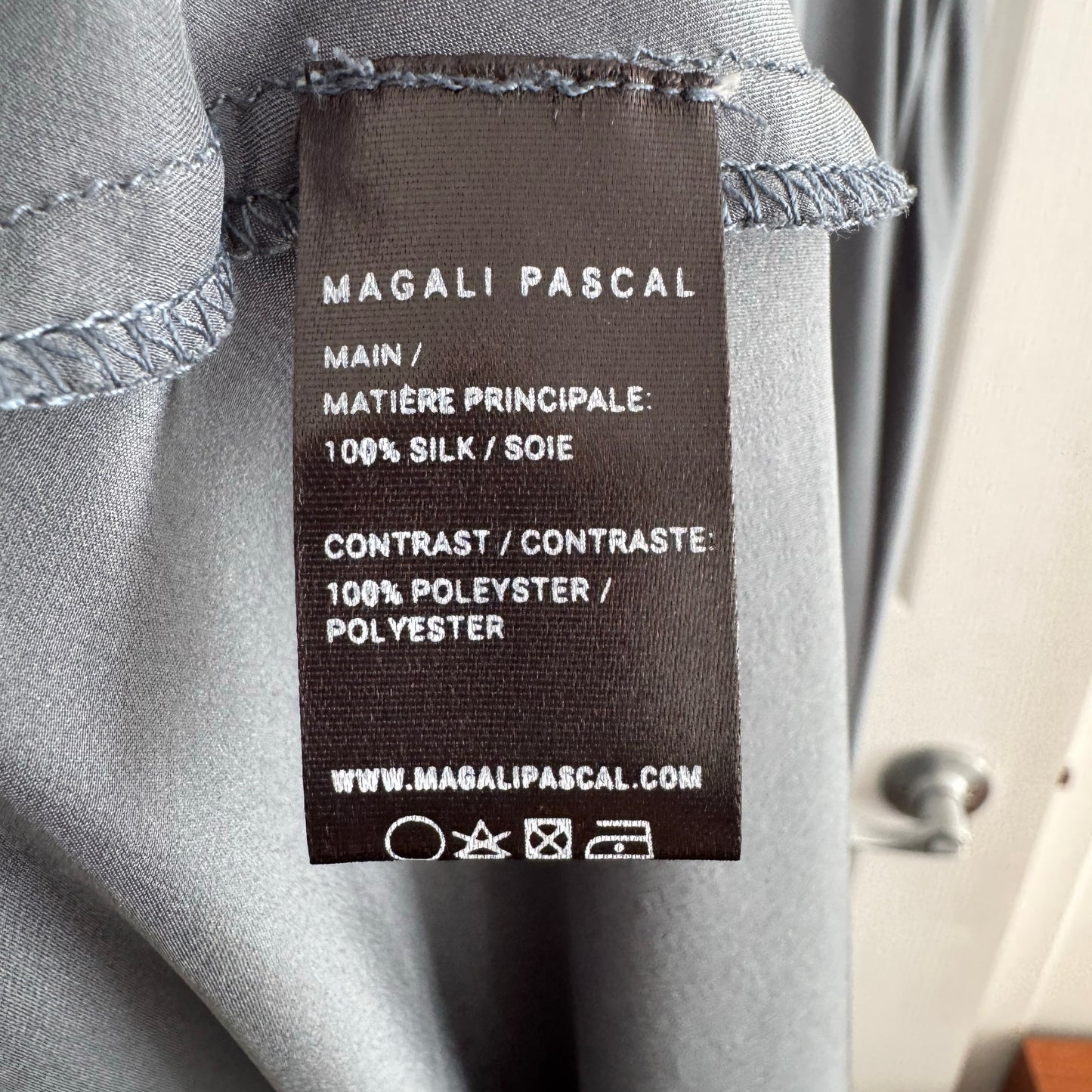 Magali Pascal "Rita" Slipdress in Serenity Blue, size Medium