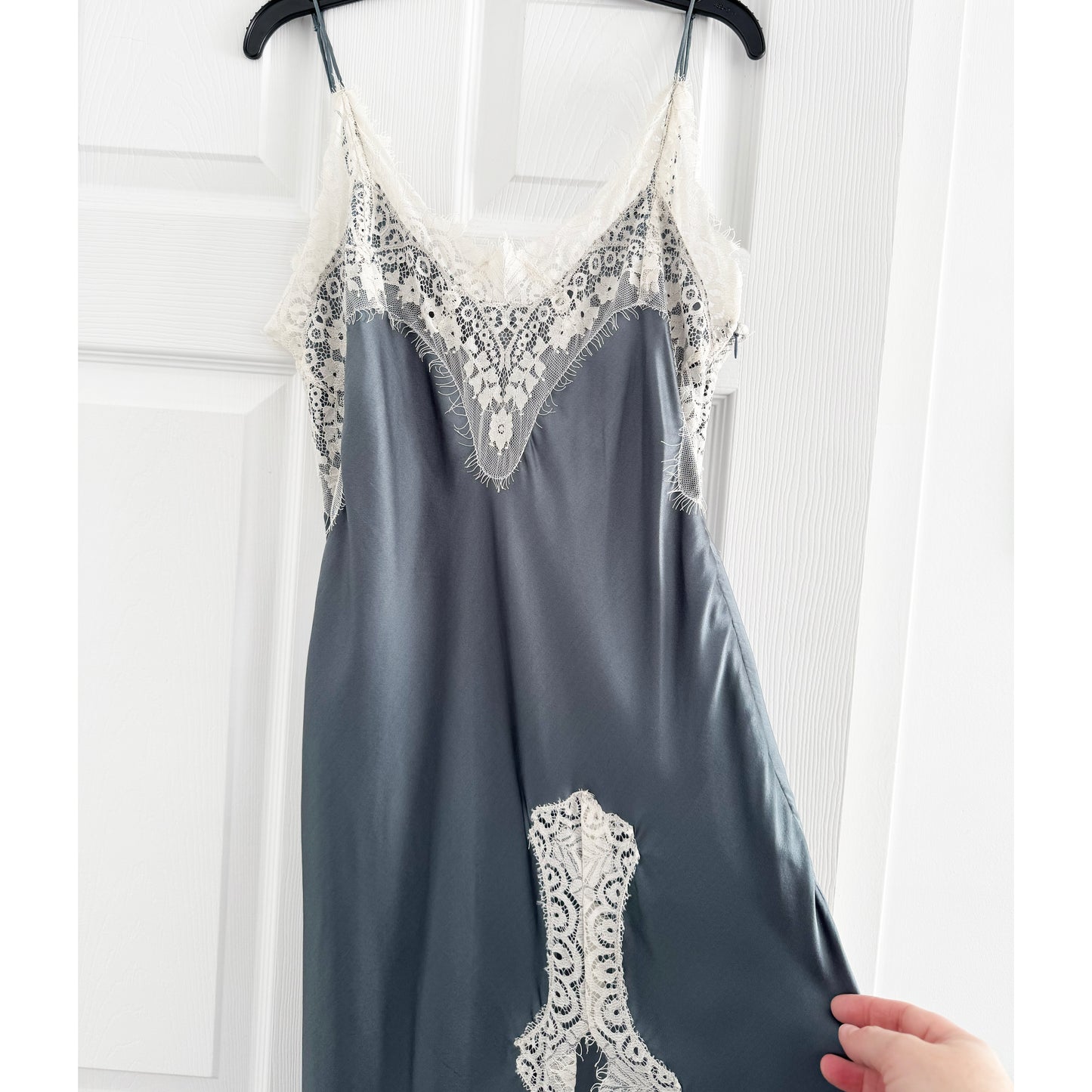Magali Pascal "Rita" Slipdress in Serenity Blue, size Medium