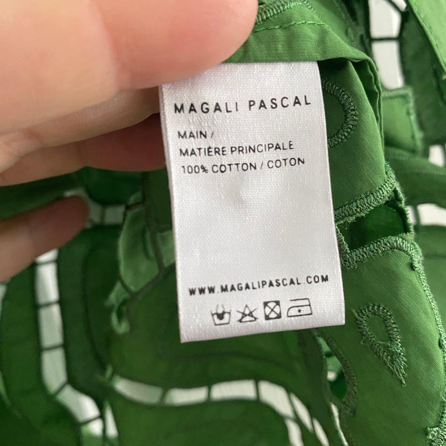 Magali Pascal "Etta" Shirt in Green, size XS/S