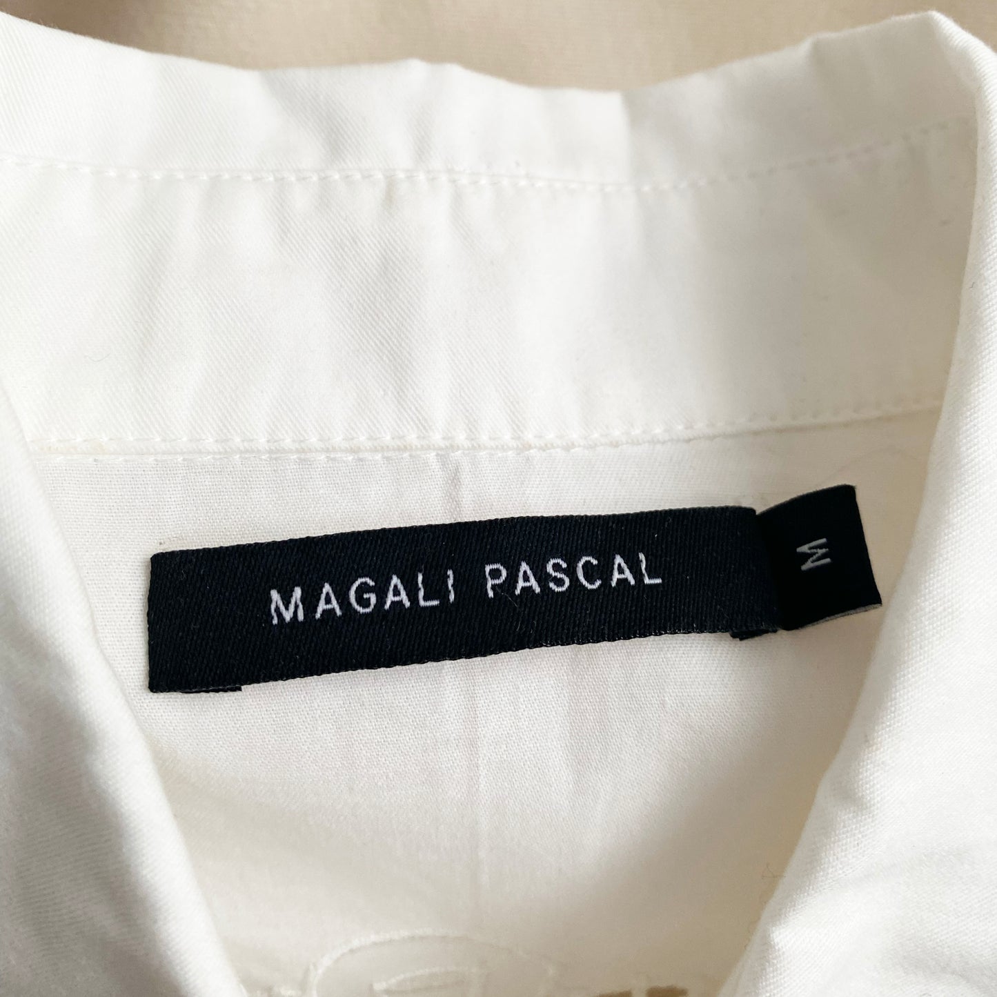 Magali Pascal "Frutta" Shirt in Off-White, Size Medium