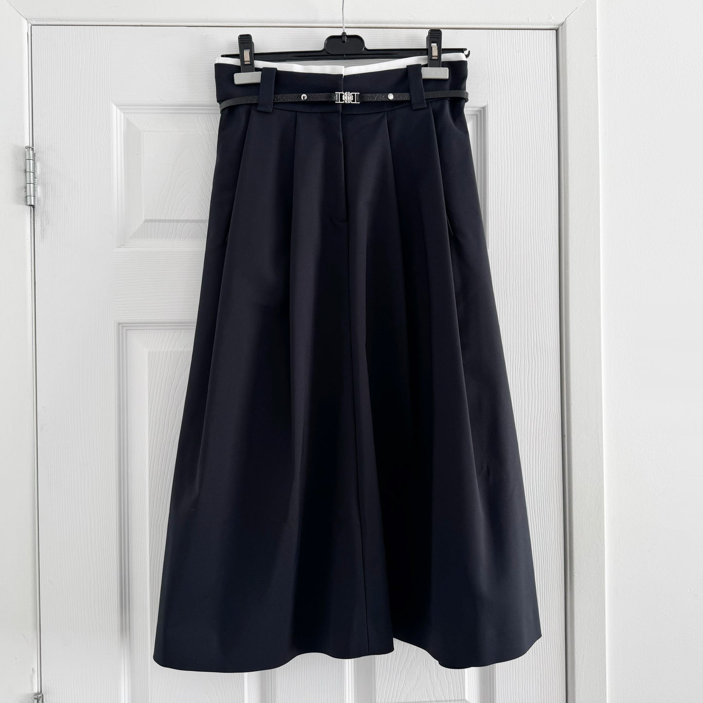 Maje Pleated Skirt in Marine, size 36