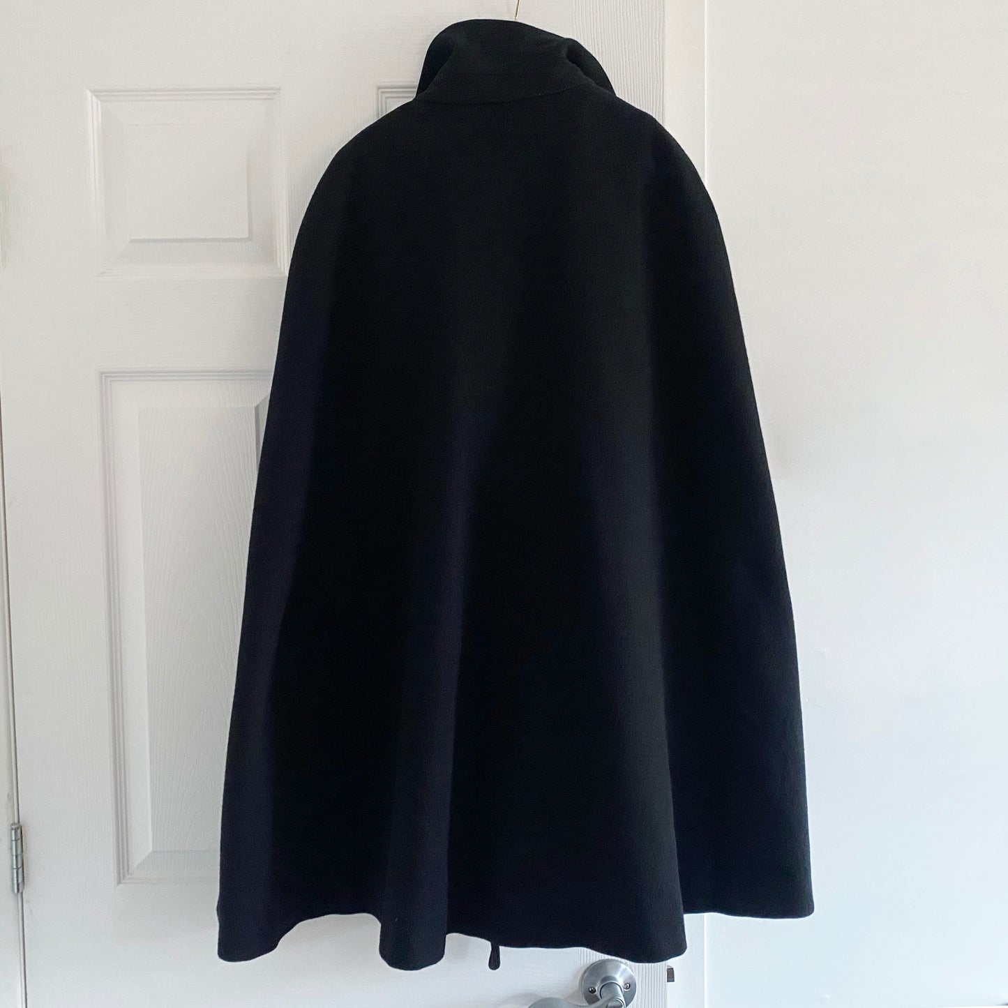 Maje Black Wool Cape, size 38 (like a size small)