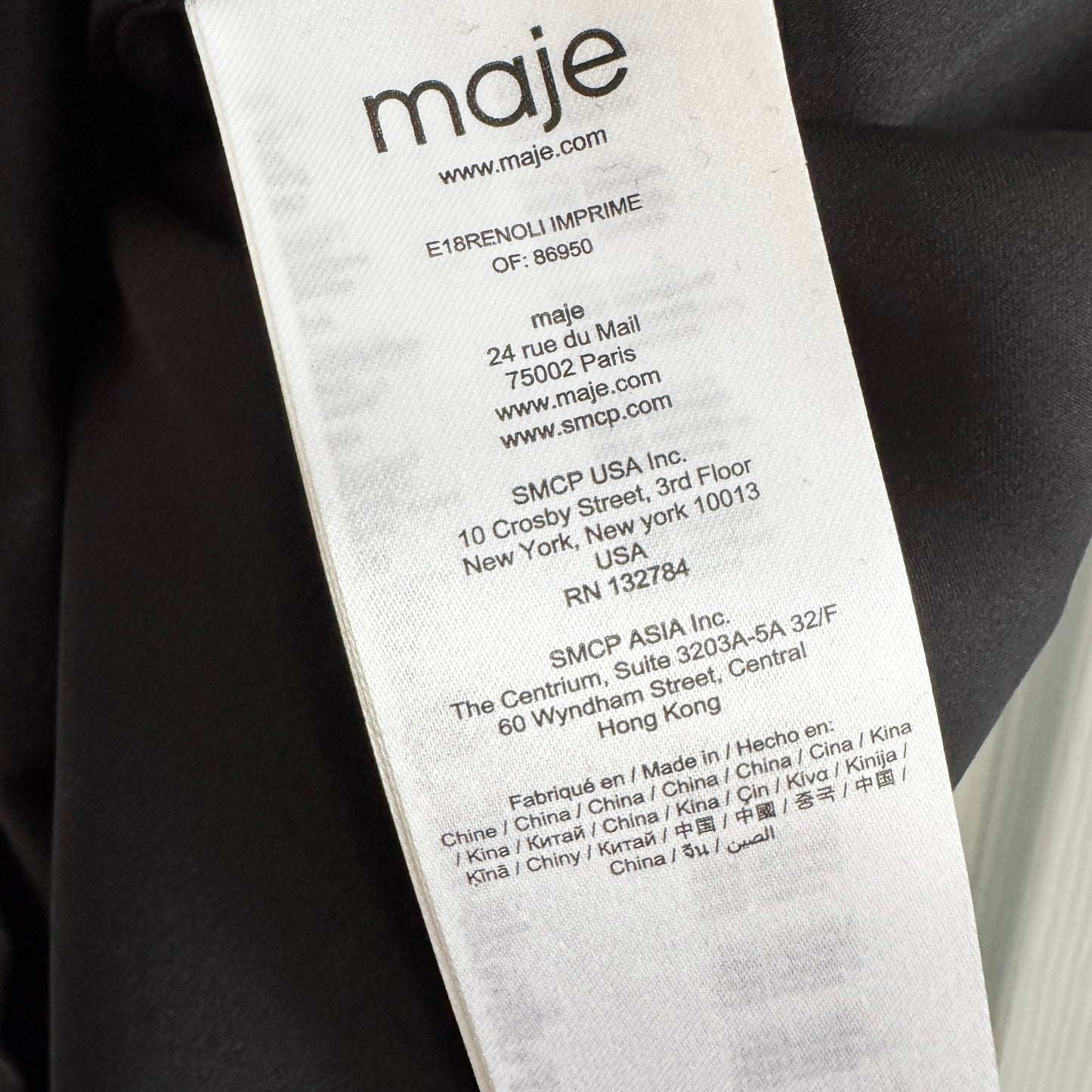 MAJE "Renoli" Floral Print Maxi Dress, size "3" (fits like Medium ish)