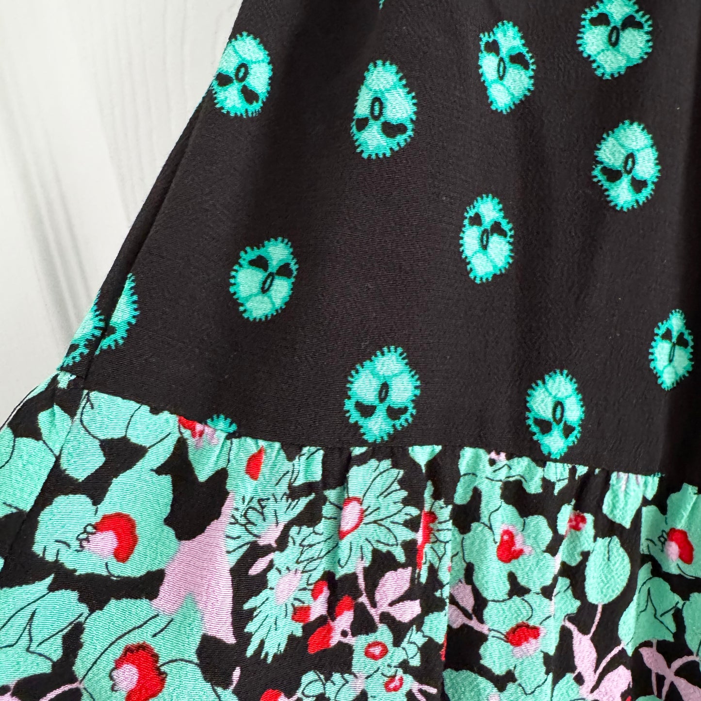 MAJE "Renoli" Floral Print Maxi Dress, size "3" (fits like Medium ish)
