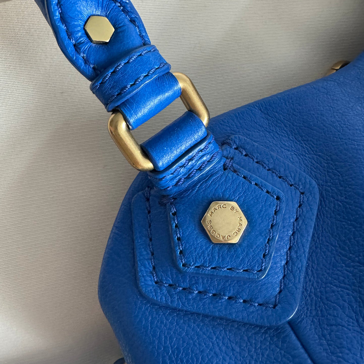 Marc by Marc Jacobs "Fran" Shopper Tote in Blue