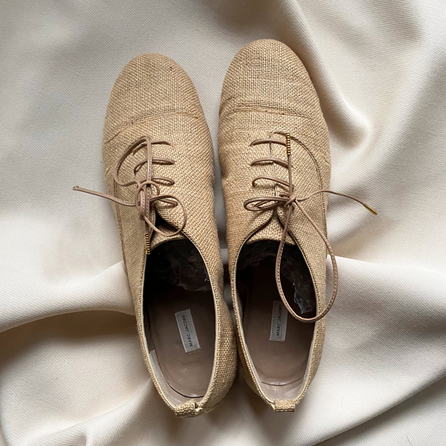 Marc Jacobs Raffia Oxfords, size 42 (fits lik a 10/10.5)