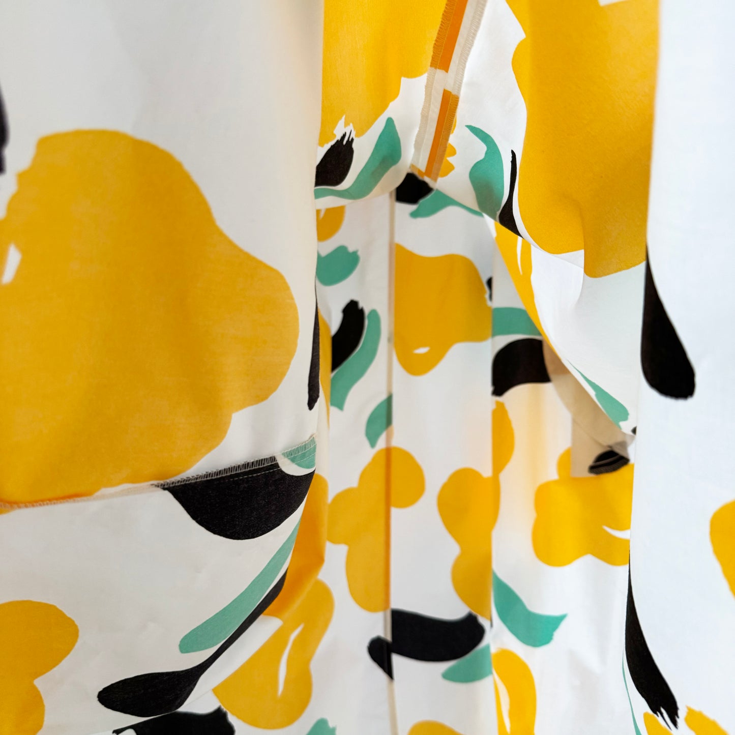 Marimekko "Taivut Lemmitty' Printed Cotton Dress, size 36