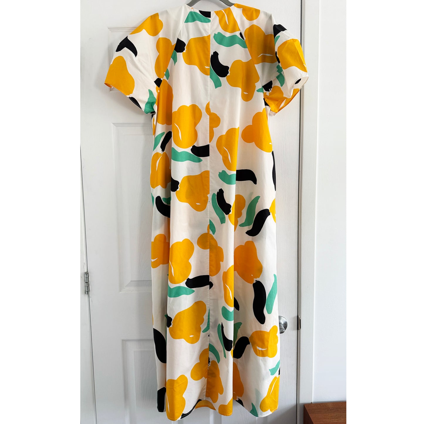 Marimekko "Taivut Lemmitty' Printed Cotton Dress, size 36