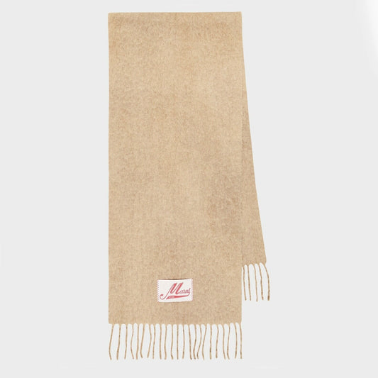 Marni Alpaca wool-blend scarf in "Earth of Siena"
