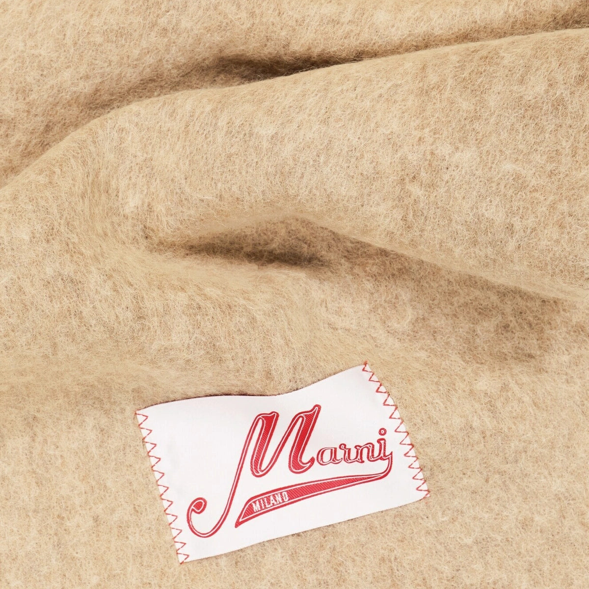 Marni Alpaca wool-blend scarf in "Earth of Siena"