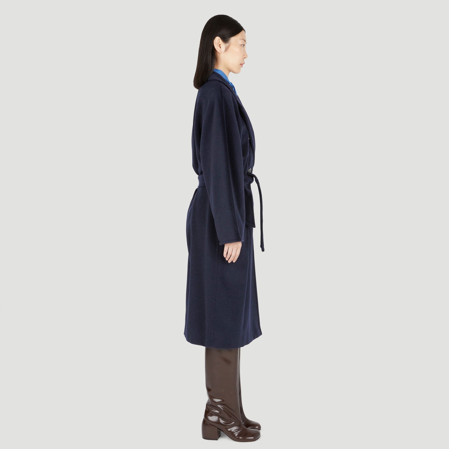 Max Mara "Madame" Coat in Navy, size 2 (fits oversize, like a comfy size small)