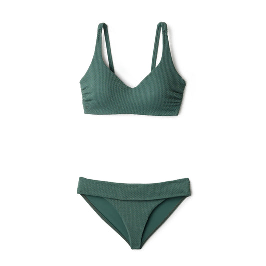 MaxSwim Green Bikini Size 34DD Top/Size Medium Bottom