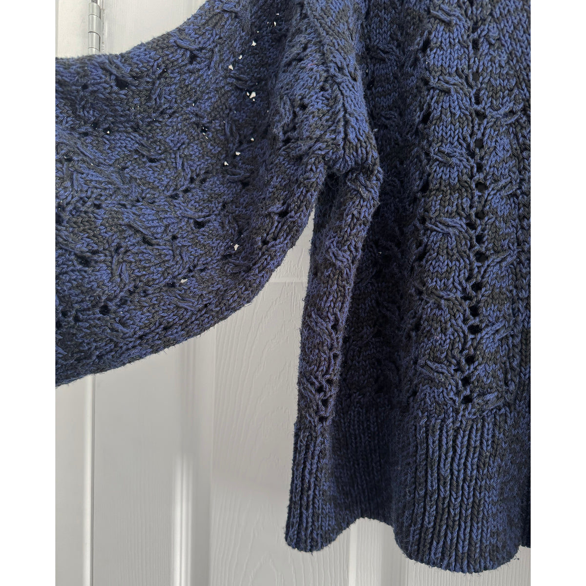 Merlette "Haydee" Cardigan in Navy/Black, size Medium