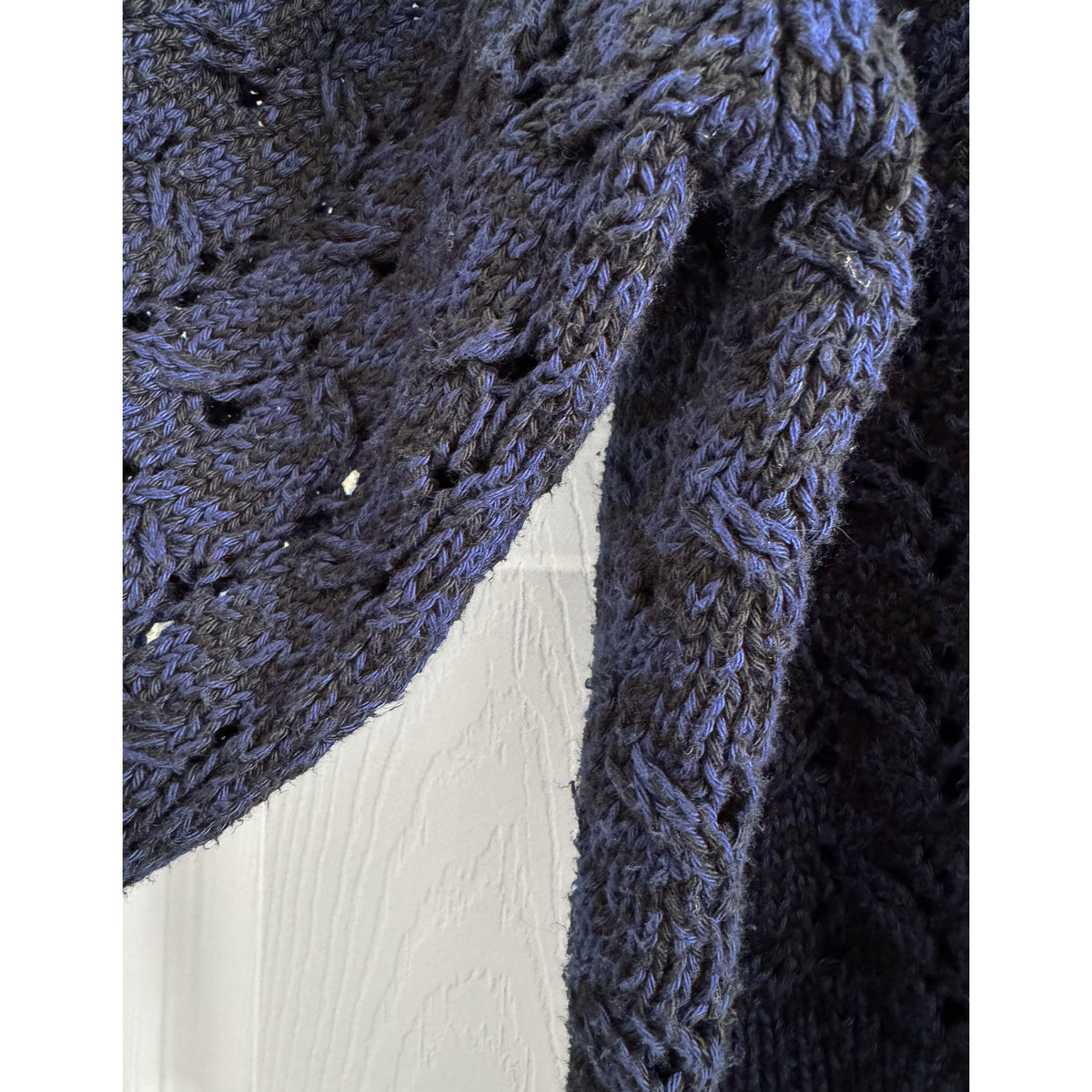 Merlette "Haydee" Cardigan in Navy/Black, size Medium