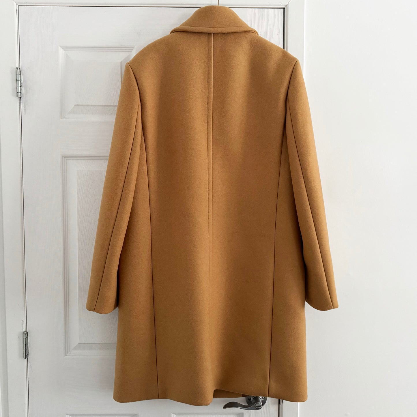 Michael Kors Wool Coat in Camel, Size 8