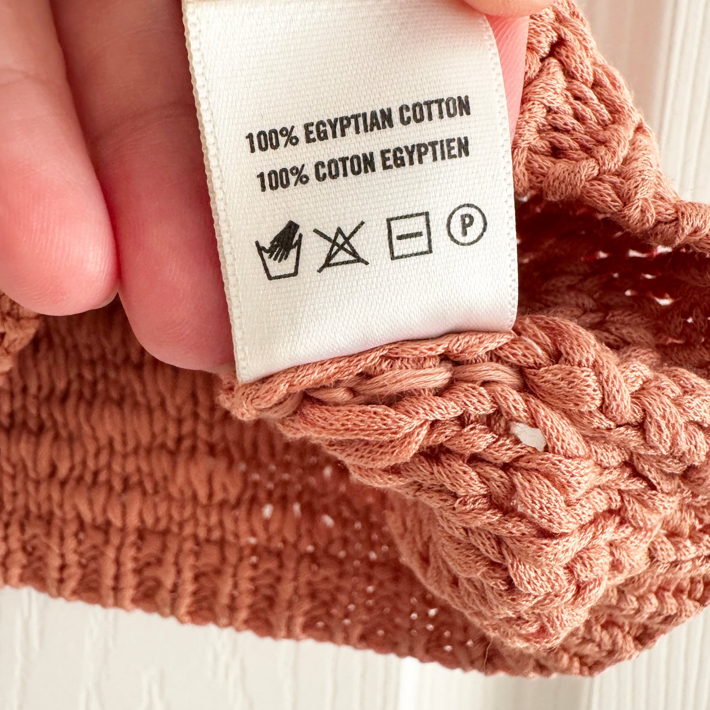 Mila Zovko "Eve" Tank in Salmon, size Small