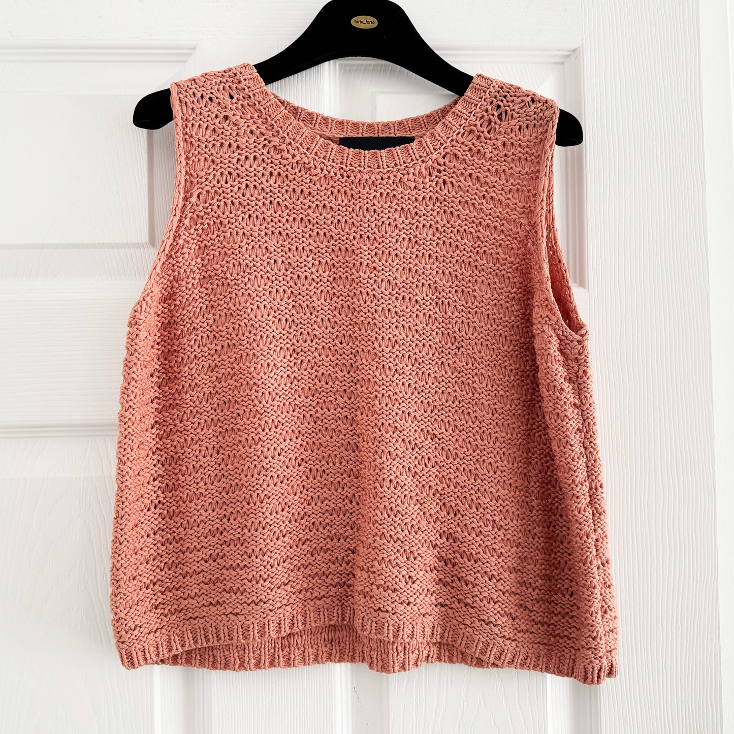 Mila Zovko "Eve" Tank in Salmon, size Small