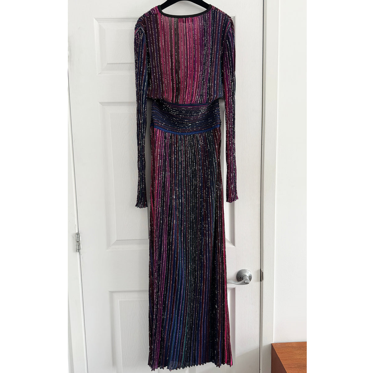 Missoni Sequined Striped Gown, size 44