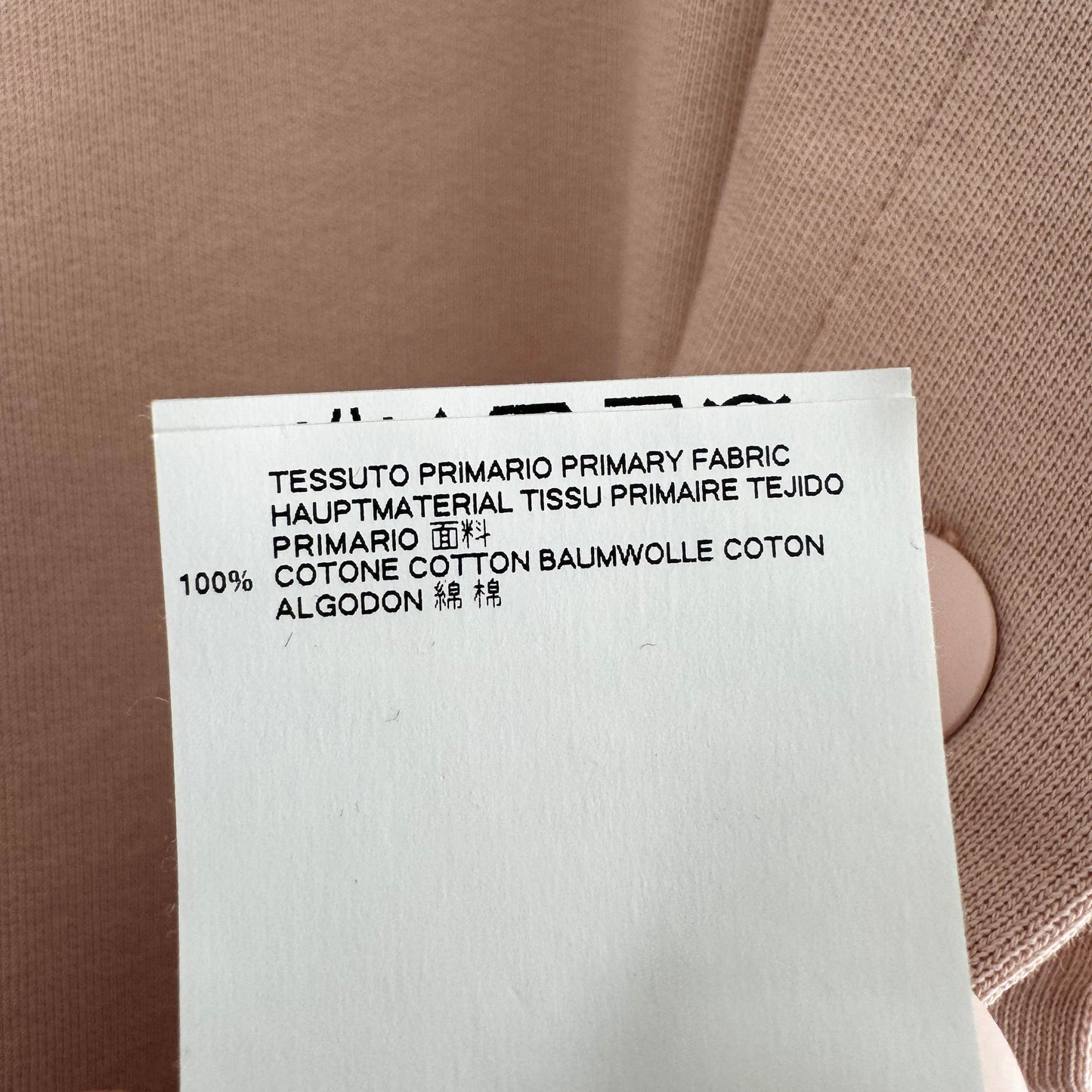 MM6 Maison Margiela Buttons Sweatshirt in Pink, size Medium