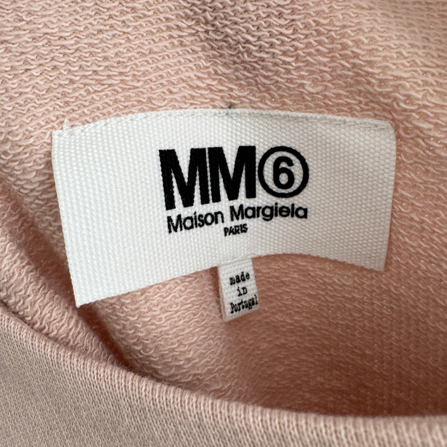 MM6 Maison Margiela Buttons Sweatshirt in Pink, size Medium