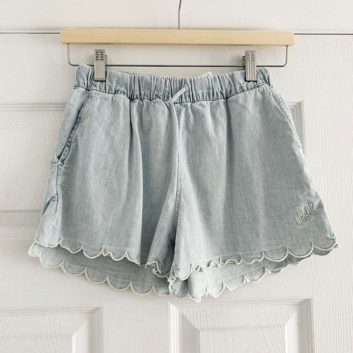 ** KIDS ** Molo Chambray Shorts, size 12 years