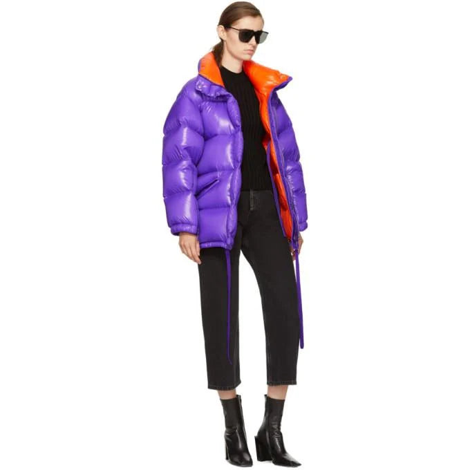 Moncler "Callis" Puffer Jacket in Purple, size "1" (Size Small)