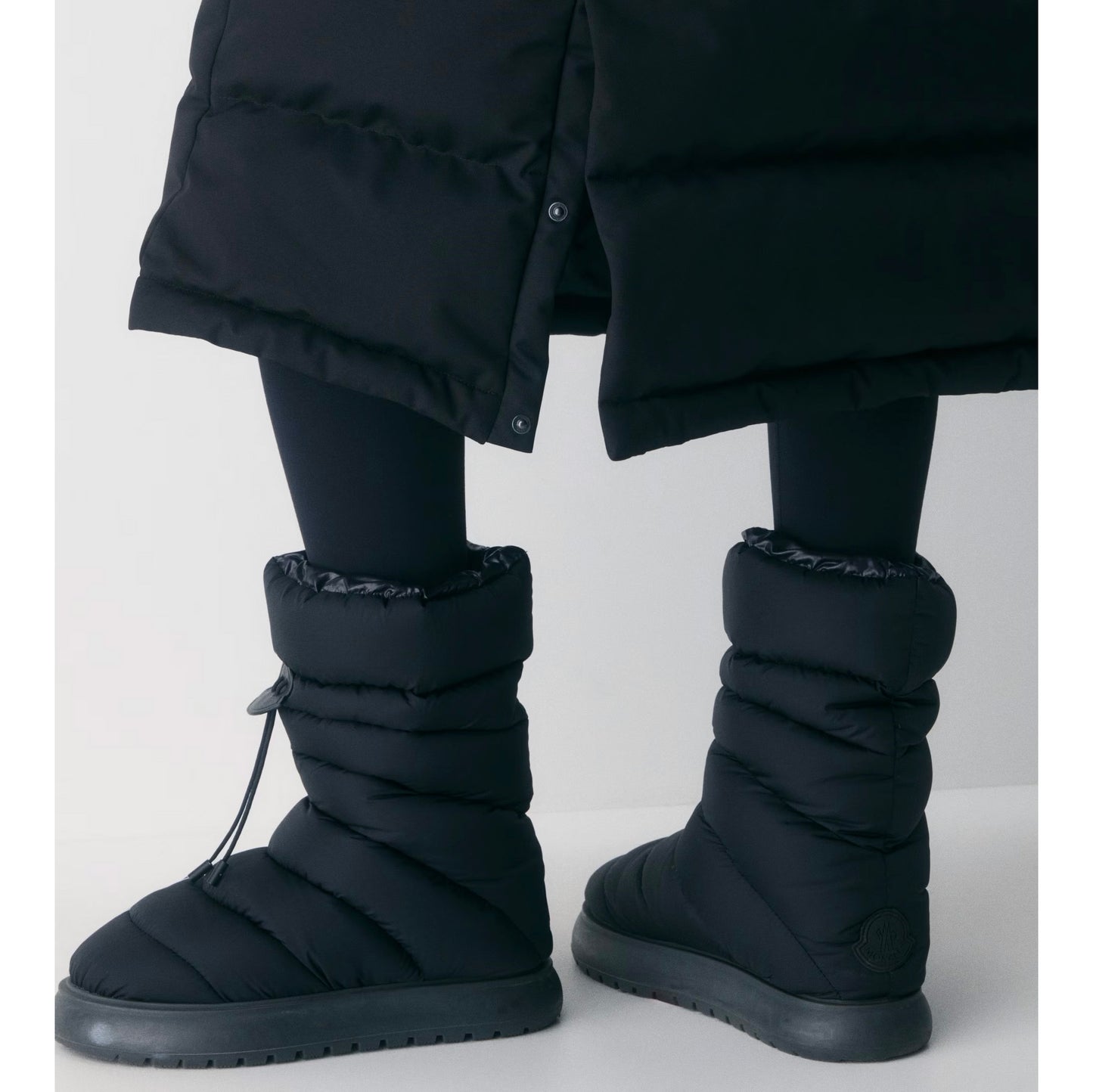 Moncler "Gaia" Puffy Boots in Black, size 41