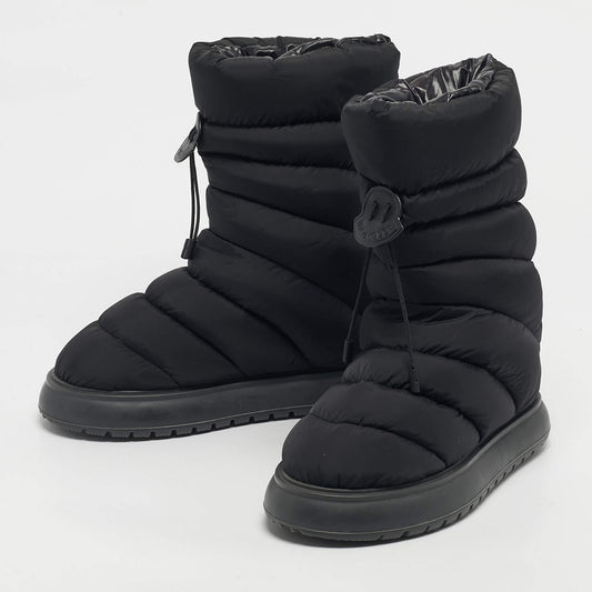 Moncler "Gaia" Puffy Boots in Black, size 41