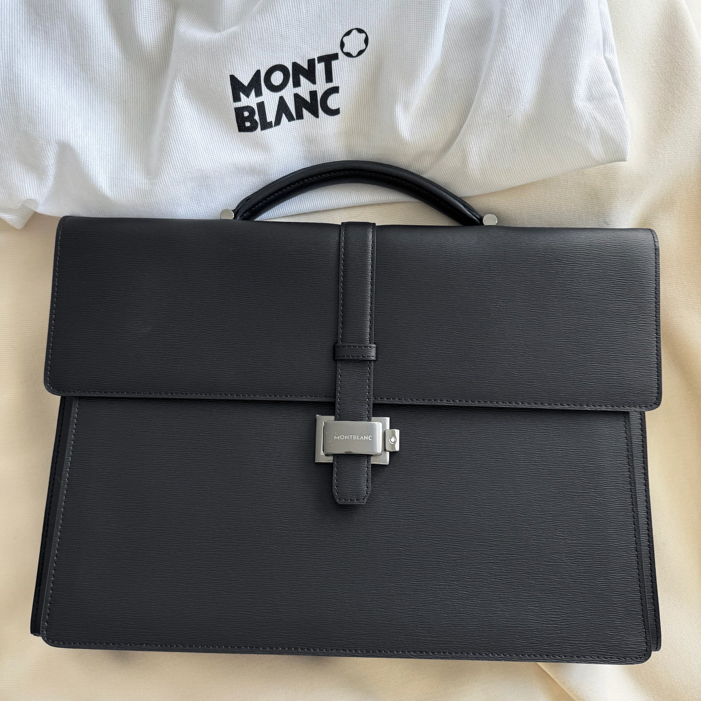 Montblanc 4810 Westside Briefcase in Black