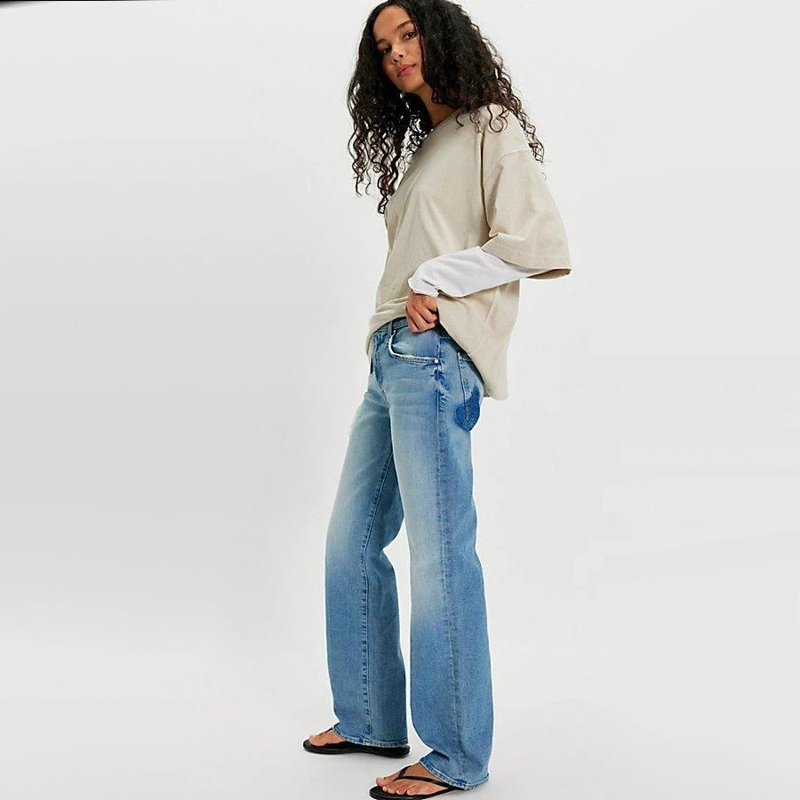 Mother "Mid-Rise Rambler Zip Skimp" Jean in "I Confess", size 27