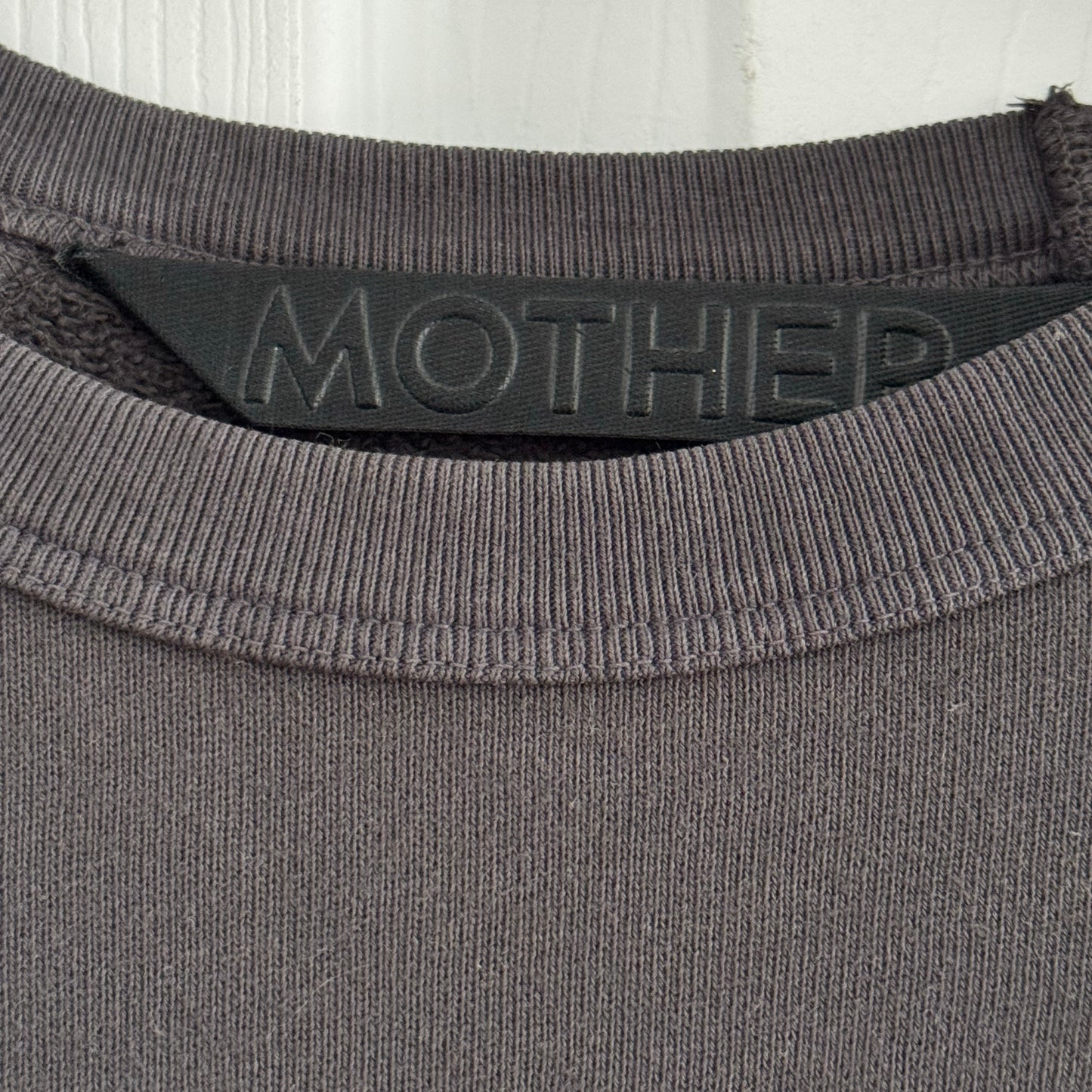 Mother "Biggie Concert" Sweatshirt in Faded Black, size Medium