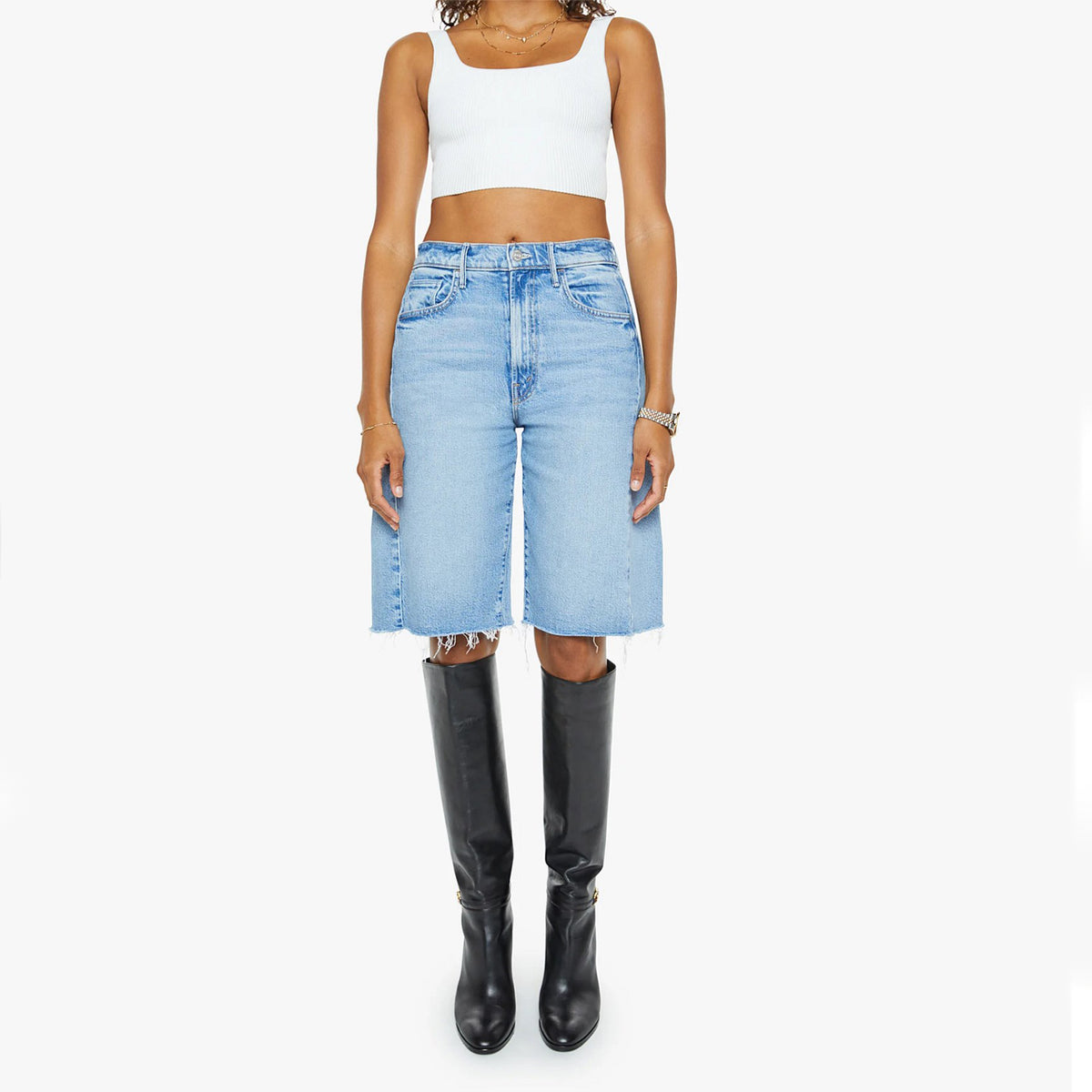Mother "The Half-Pipe Bermuda Fray" Short in "Sow Surreal", size 28