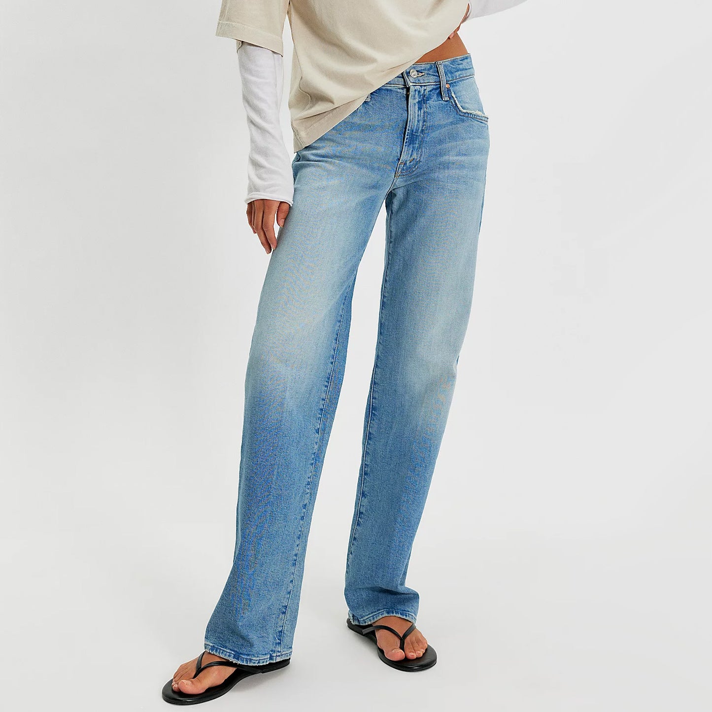 Mother "Mid-Rise Rambler Zip Skimp" Jean in "I Confess", size 27