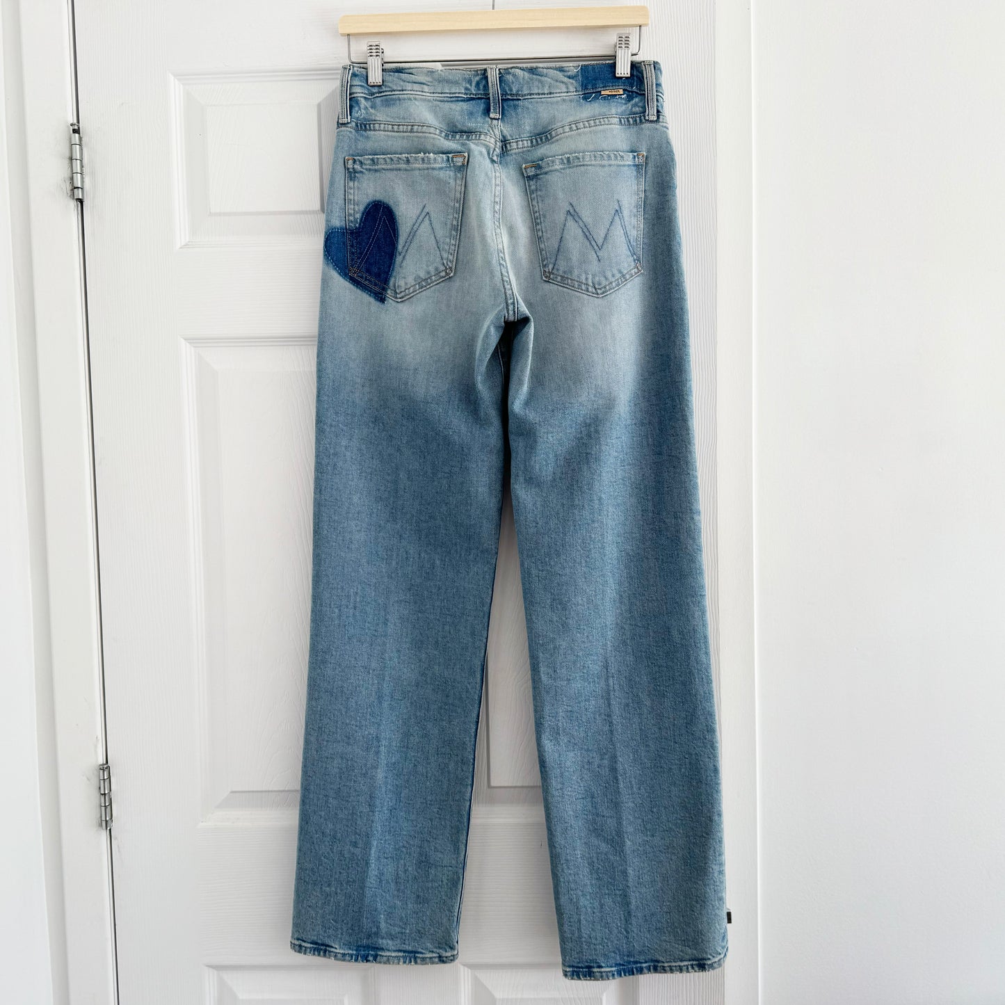 Mother "Mid-Rise Rambler Zip Skimp" Jean in "I Confess", size 27