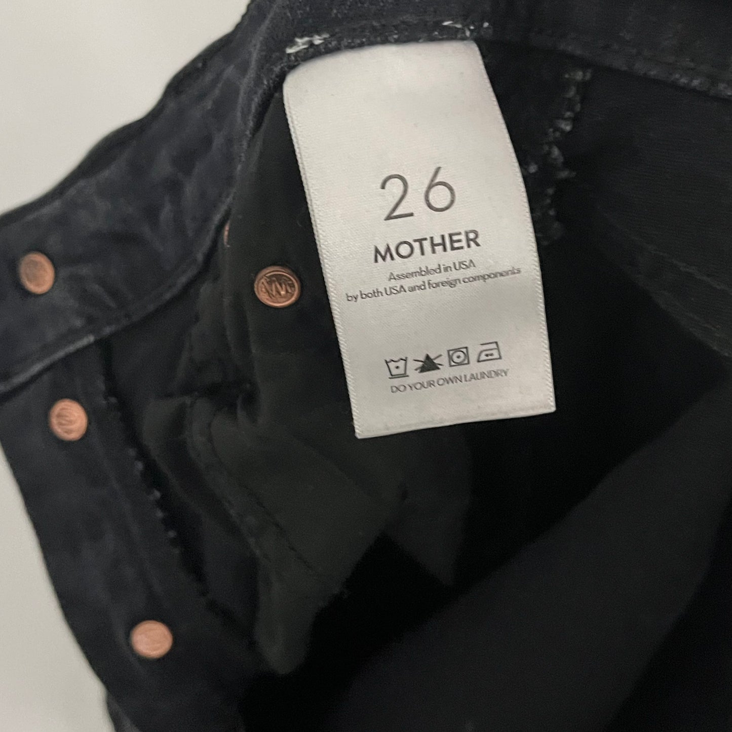 Mother "tomcat" Jeans in "Lies lies lies", size 26