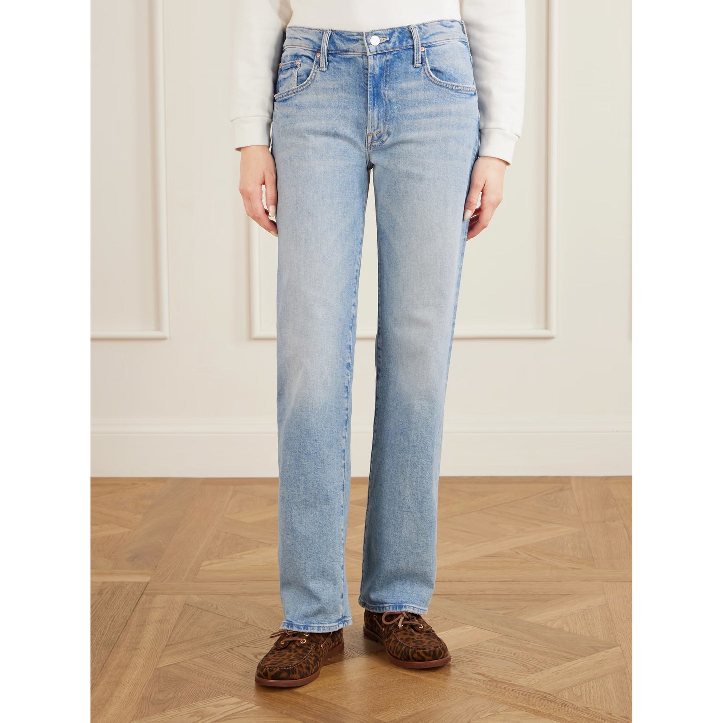 Mother "Mid-Rise Rambler Zip Skimp" Jean in "I Confess", size 27