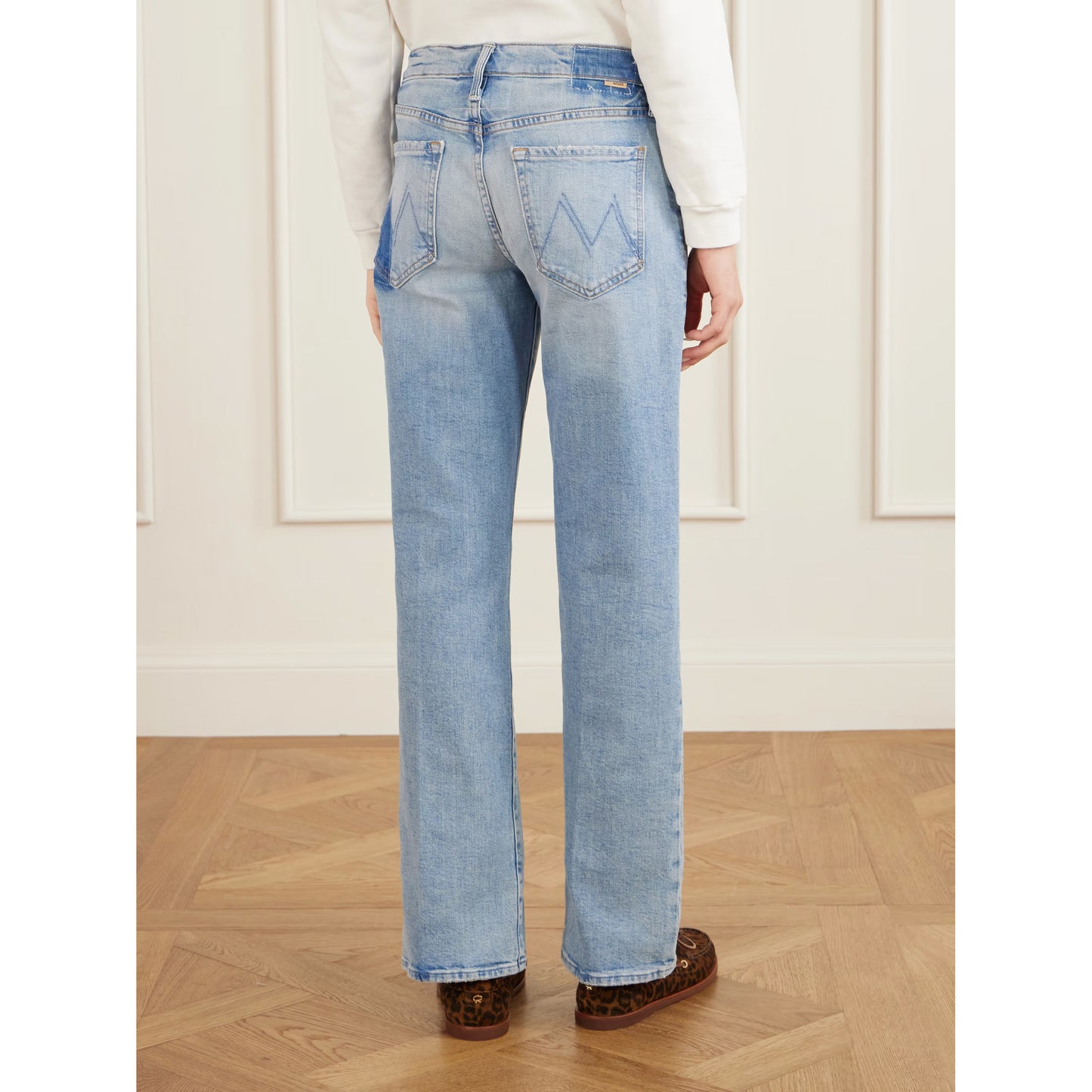 Mother "Mid-Rise Rambler Zip Skimp" Jean in "I Confess", size 27