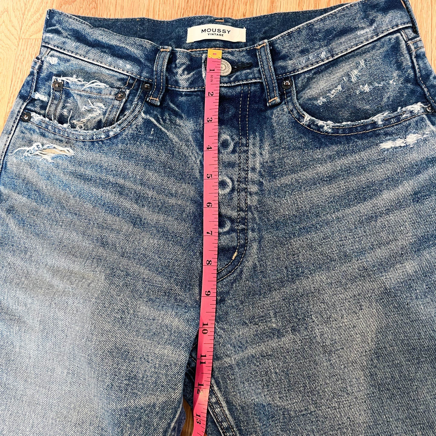 Moussy Vintage "Ashley" Straight Leg Jean, size 26