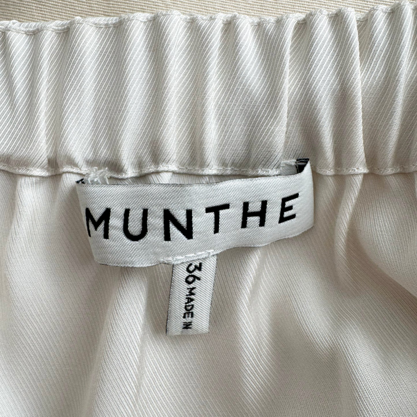 Munthe "Rocky" Skirt in Ivory/Multicolour, size 36 (size Small)