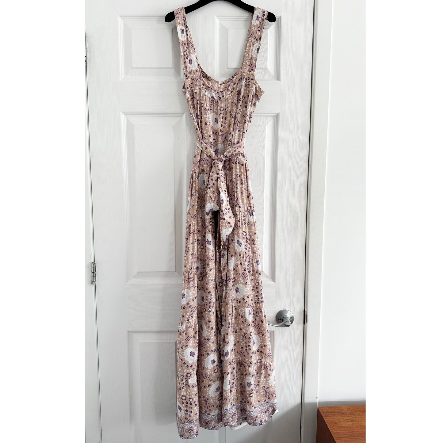 Natalie Martin "Jasmine" Maxi Dress in "Vintage Flowers Amethyst", size Medium