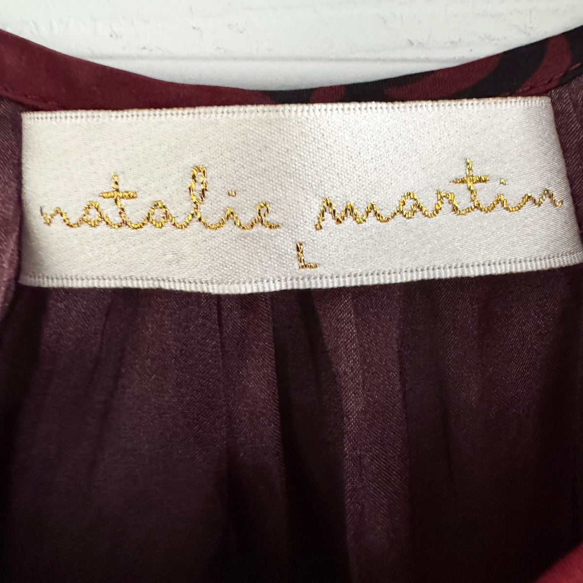 Natalie Martin Top and Skirt Set in "Ament Snake Oxblood" (great for a M/L ish??)