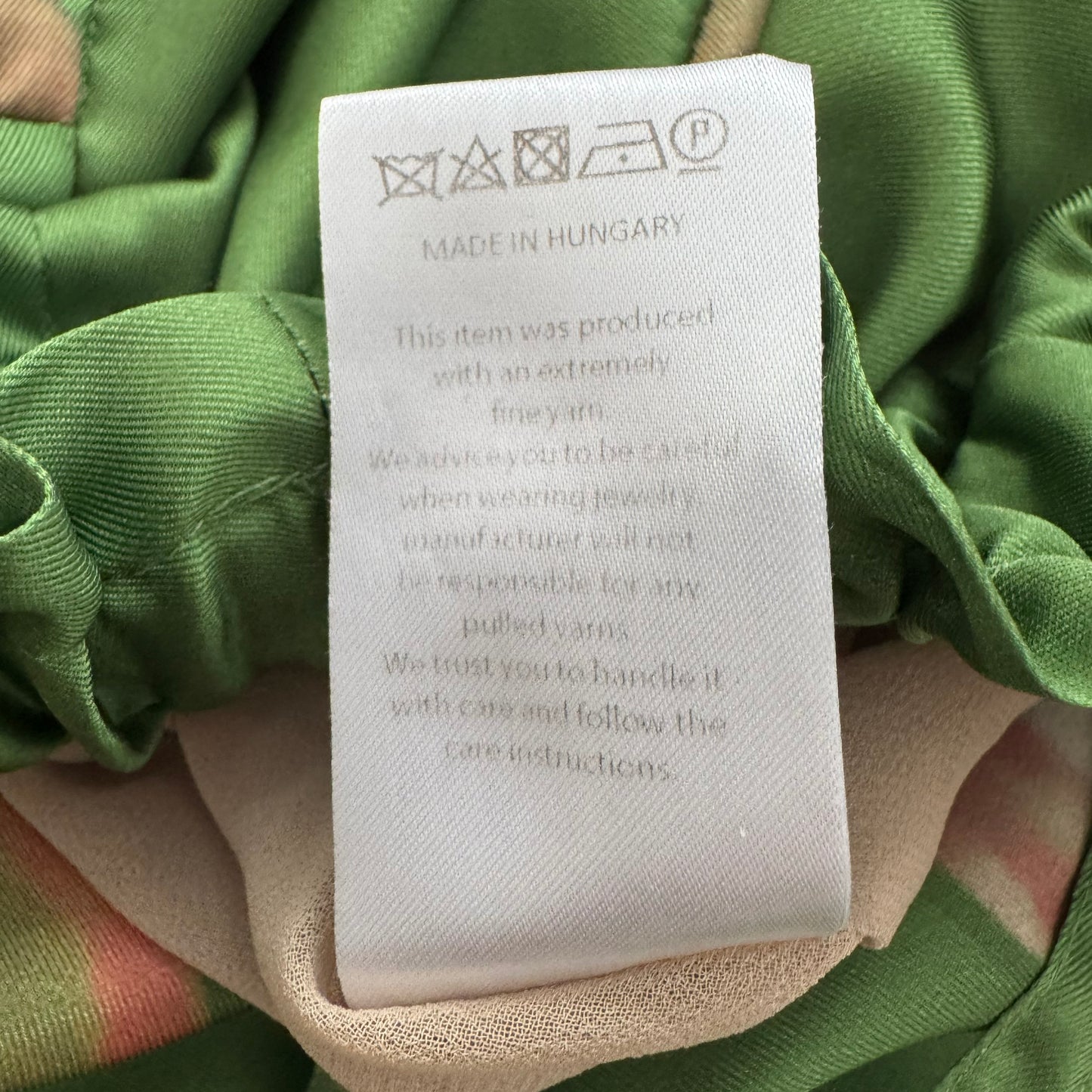 Natan Printed Midi Skirt in Green, size 38 (fits like size small)