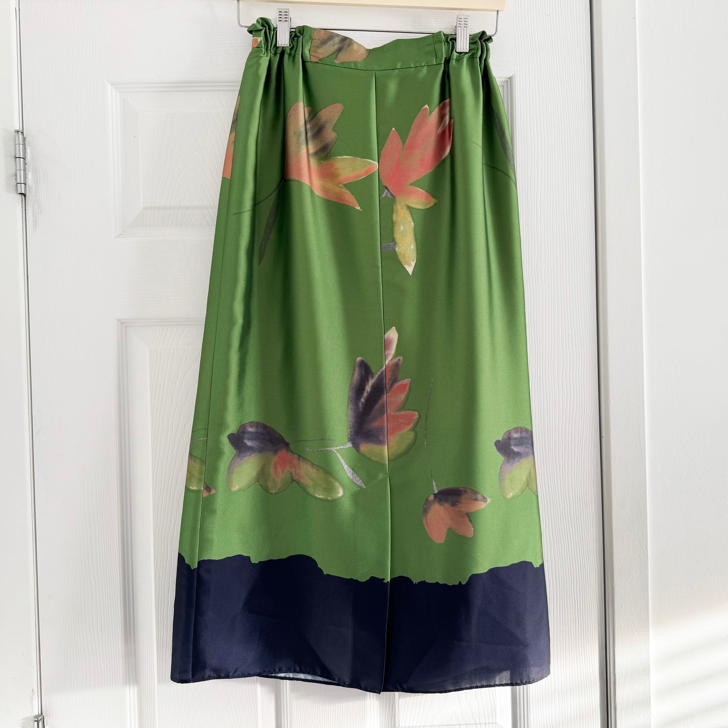 Natan Printed Midi Skirt in Green, size 38 (fits like size small)